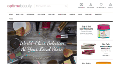 Desktop Screenshot of optimabeautysupply.com
